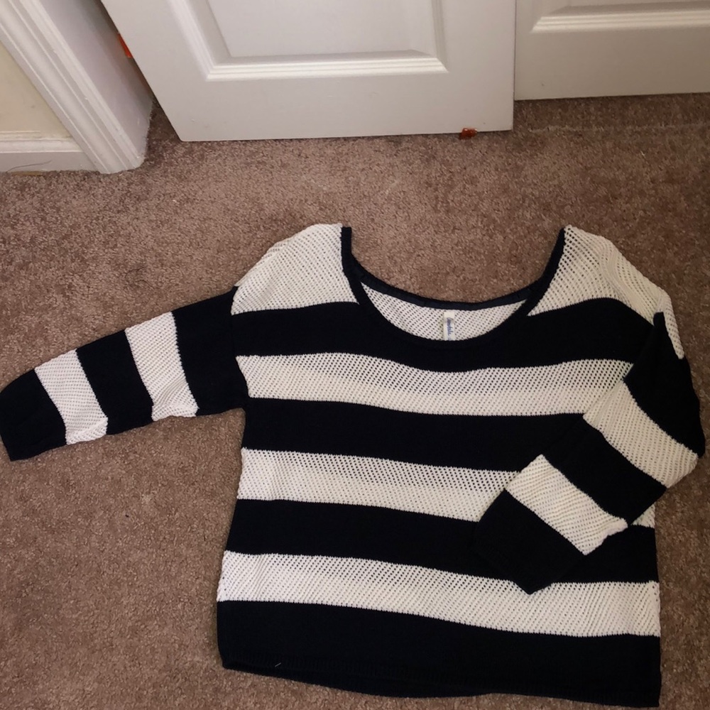 Cropped Knit Sweater